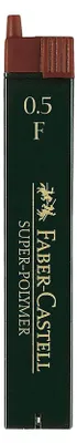 Produktbild von Faber-Castell SUPER POLYMER, F, Schwarz, 0,5 mm, Box