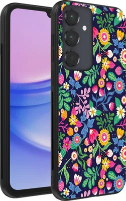 Obrázek produktu pro Pouzdro na mobilní telefon vhodné pro Samsung Galaxy A15 s květinovým potiskem - TPU zadní kryt Pouzdro s květinovým designem
