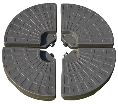 Immagine prodotto di Base per Ombrellone da Giardino Ø100x10,5 cm in HDPE Marrone
