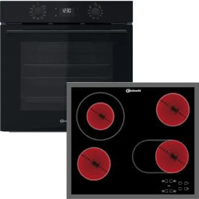 Produktbild von Bauknecht BAKO HYDRO RAD Backofen/ Kochfeld-Set- BBA385HU0K & CTAR 7642 IN - inkl.