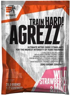Obrázek produktu pro Extrifit Agrezz 20,8 g lesní jahoda-máta / Předtréninkové stimulanty / Předtréninkový přípravek s jedinečnou kombinací prekurzorů NO a stimulantů