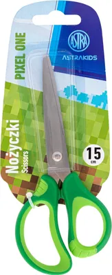Image de Ciseaux ergonomiques 15cm blister Pixele Astra