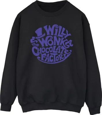 Produktbild von Willy Wonka & The Chocolate Factory - Sweatshirt für Herren BI50589 (L) (Schwarz)