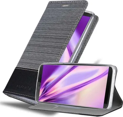 Obrázek produktu pro Cadorabo pouzdro pro Cubot J3 Protective Cover in Grey Pouzdro na mobilní telefon Book Case Cover