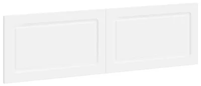 Imagen del producto de vidaXL Cabecero de pared modelo UTRECHT, blanco, fabricado en material de madera