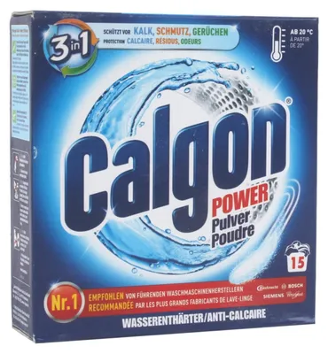 Produktbild von Calgon 3in1 Pulver 500g Pack Wasser-Enthärter Waschmaschine Kalk Schmutz 0,5kg