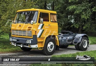 Obrázok produktu pre Pohľadnica TRUCK No. 08 - LIAZ 100.47 návesový ťahač (1977 - 1984)