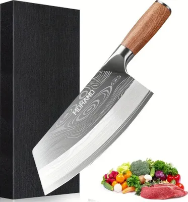 Obrázek produktu pro Nůž na maso, čepel z nerezové oceli, ergonomická dřevěná rukojeť, A
