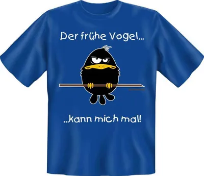 Produktbild von Der frühe Vogel kann mich mal - Textilien - T-Shirt
