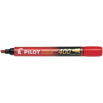 Image de Marqueur permanent Pilot 400, 4,5 mm, rouge