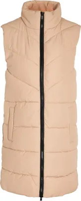 Produktbild von NOISY MAY Damen Winter Steppweste NMDALCON lange Ärmellose Jacke | S