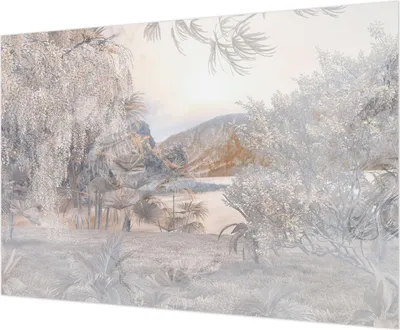 Produktbild von Wandtapete - Dekorative Tapete für Wohnzimmer - Tapetenfolie für Wanddekoration - 208x146 cm - Das Wesen der Subtilität