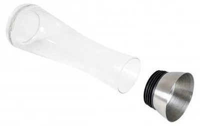 Produktbild von Glaskaraffe, Edelstahldeckel, ca. 1,2 l