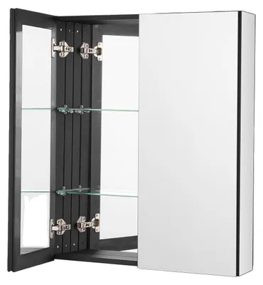 Image de Armoire à glace VEVOR Armoire à pharmacie (662 x 135 x 762 mm) pour salle de bains, à encastrer ou à fixer au mur, cadre en aluminium