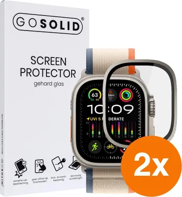 Immagine prodotto di SOLIDALE! Pellicola protettiva per Apple Watch Ultra 3 (49 mm) in vetro temperato - Duopack