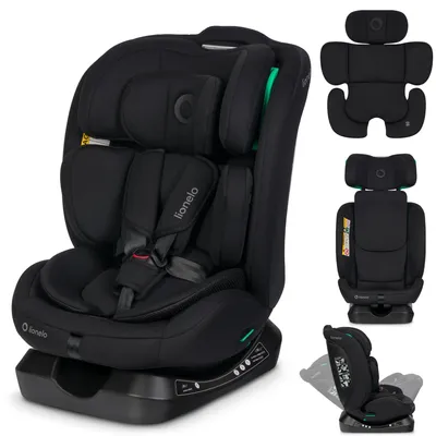 Produktbild von Lionelo Autokindersitz Aart i-Size ab Geburt bis 12 Jahre, 40-150 cm, Breiter Anpassungsbereich Ein zusätzlicher Seitenschutz R129/03 Black Carbon