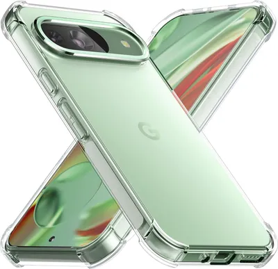 Obrázek produktu pro Pouzdro pro Google Pixel 9 / Pixel 9 Pro Průhledné Měkké TPU Bumper, Nárazuvzdorné Ochranné Pouzdro