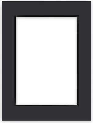 Obrázok produktu pre nielsen Conservation passe-partout 1,5 mm, vonkajší formát 30x40 cm pre obrázky DIN A4, čierna hladká