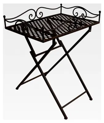 Produktbild von Klapptisch aus Metall im Landhausstil