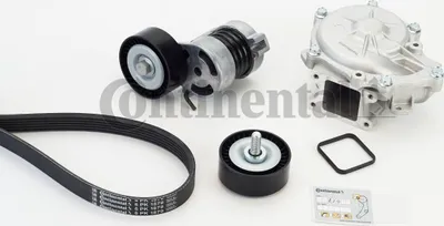 Produktbild von Continental ContiTech 6PK1870WP1 Wasserpumpe + Keilrippenriemensatz für BMW 3 Touring (E91) 3 Limousine (E90) 3 Limousine (E46) 1 Schrägheck (E87)