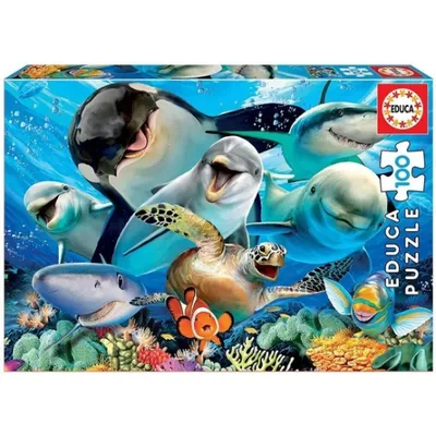 Obrázek produktu pro Puzzle 100 dílů Podvodní selfie 18062