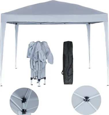 Image de Tonnelle de jardin pliante "Svetlana 4" - 12 m² - 3 x 4 m - Blanc