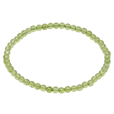 Armband-aus-Peridot-4mm-endlos-dehnbar