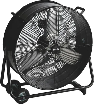 Obrázok produktu pre Perel TOOL173, Domáci lopatkový ventilátor, Čierna, Podlaha, Hliník, Kov, 60 cm, 7128 m³/h