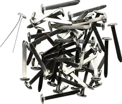 Produktbild von Glorex Musterbeutelklammer 30 mm silberfarben 50 Stück