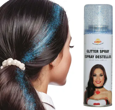 Produktbild von Haarfärbespray BLAUER GLITZER 125ml