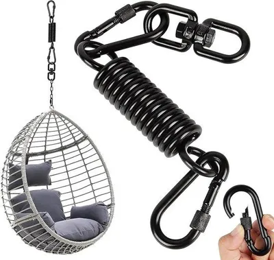 Zdjęcie produktu dla Obrotowy hamak z 2 karabinkami 360° do jogi, do 250 kg