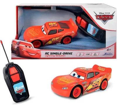 Zdjęcie produktu dla Samochód zdalnie sterowany Disney Pixar Cars, Rayo McQueen, skala 1:32