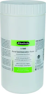 Produktbild von Schmincke 1000ml Hilfsmittel Leichtstruktur-Paste Acryl 50 543 051
