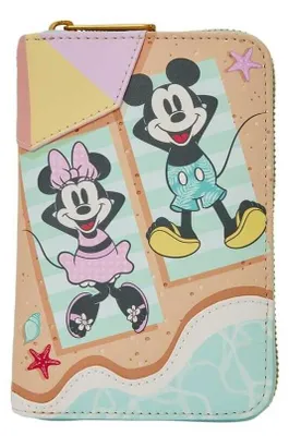 Productafbeelding van Mickey & Minnie strandplezier: portemonnee met rits