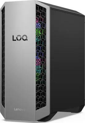Produktbild von Lenovo LOQ 26ADR10 91DF - Tower - Ryzen 7 8745HX / 3.6 GHz - RAM 16 GB - SSD 1 TB - NVMe - GeForce RTX 5060 - 1GbE, Wi-Fi 6, Bluetooth, Wi-Fi 7 - WLAN: 802.11a/b/g/n/ac/ax/be, Bluetooth 5.4 - Win 11 Home - Monitor: keiner - luna grau (vorderer Rahmen)