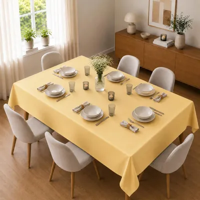 Produktbild von Tischdecke 130 x 225 cm für Küche & Esstisch in Gelb
