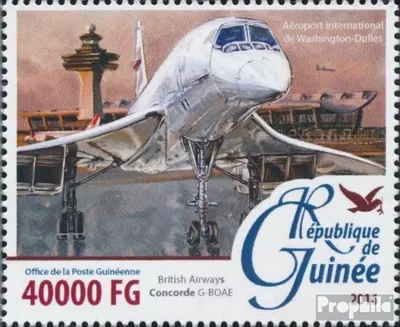Produktbild von Briefmarken Guinea 2016 Mi 11617 (kompl. Ausgabe) postfrisch Concorde