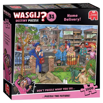 Produktbild von Wasgij Destiny 31 - Lieferung frei Haus! (1000 Teile), 1000 Stück(e), Humor, 15 Jahr(e)