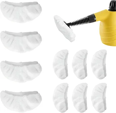 Produktbild von 8 Stück Ersatz Mikrofaser Bodentücher Set für Kärcher Easyfix Dampfreiniger