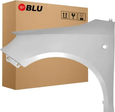 Image de BLU Aile Compatible avec Skoda Fabia II (5J) | Roomster 9157 Gauche Silber SteelGrau | 2007-2015 | Avant | Peint| Prêt à Monter | Acier
