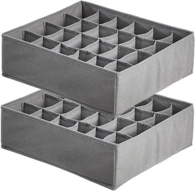Produktbild von Aufbewahrungsboxen für Socken, 24 Fach opvouwbare Organizer