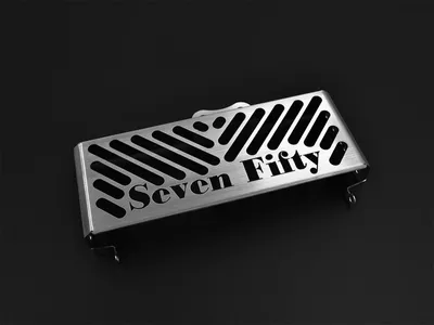Immagine prodotto di Copriradiatore ZIEGER compatibile con Honda CB 750 Seven Fifty Design Logo argento