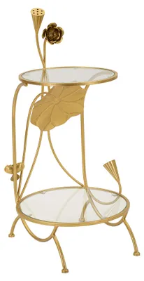 Produktbild von Danesami - Couchtisch, 40x40x78h cm Gold, Rund