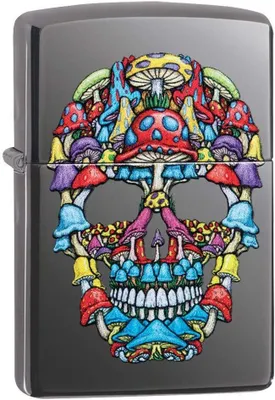 Zdjęcie produktu dla Zapalniczka Zippo Skull Design Black Ice 60005234