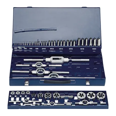 Produktbild von Exact STM35 M3 - M20 Gewindeschneidsortiment 52 tlg. ( 10723 ) HSS Stahl