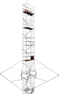 Produktbild von ALTEC Rollfix 1000 | inkl. Rollen (Ø 150 mm) | Standardtraverse | 4x Dreieckausleger | Rollgerüst