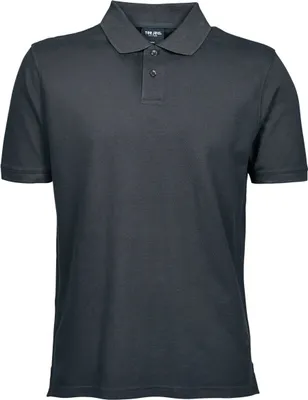 Immagine prodotto di Polo pesante da uomo Tee Jays 1400 | - Lavabile fino a 60 °C - Colore: Grigio scuro (tinta unita) - Taglia: 5XL