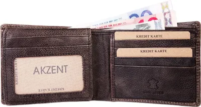 Produktbild von Akzent Herrengeldbörse aus Echt Leder