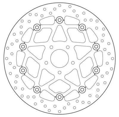 Produktbild von BREMBO Serie Oro Bremsscheibe 320mm 78B408B0