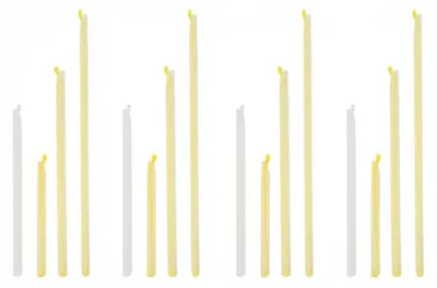 Lebensmittel-Clips 32er Set, 4 Größen, transparent weiß